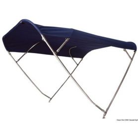 Capottina parasole pieghevole SHADE MASTER FLY INOX DEEPTH, 4 archi
