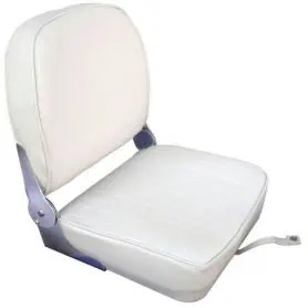 Folding backrest seat