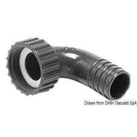 Swivel hose connector.