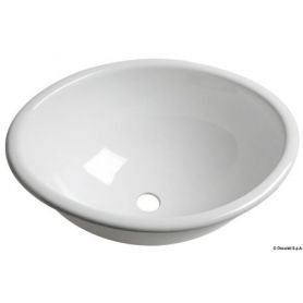 Oval plexiglass sink