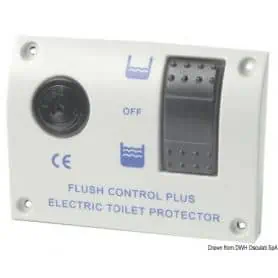 Universal electronic control panel for electric toilets.