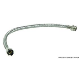 Tubo con treccia Inox per collegamenti scaldabagni