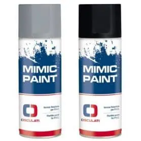 Mimic Paint vernice spray per rinnovo PVC/neoprene o per rinnovo / ricolazione teste parabordi
