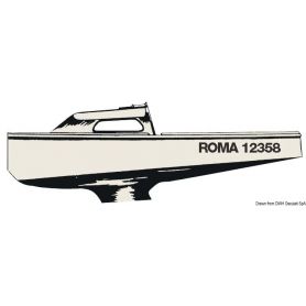 Lettere autoadesive  per Targa