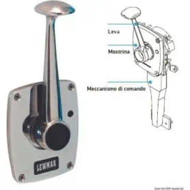 Kit controllo motore LEWMAR a leva singola