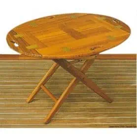 Tavolo asportabile ARC in Teak trasformabile in vassoio