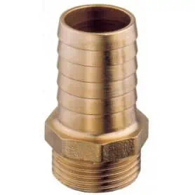 BRASS MALE HOSE TAIL 1"1/2 X 38