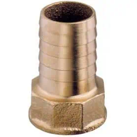 FEMALE BRASS HOSE CONNECTOR 1"1/4 x 38