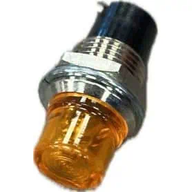 Orange indicator bulb 12V - d. 10.5