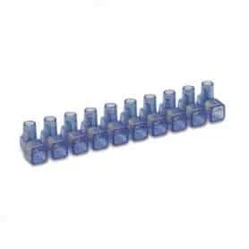 Tail clips, insulated caps 6mm - 10 pcs