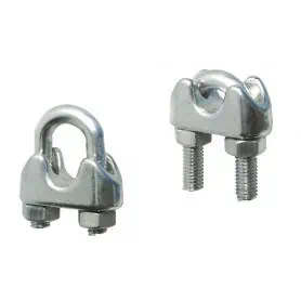 316 stainless steel clamp for 10mm metal cable.