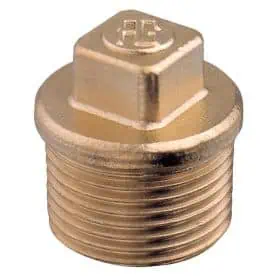 3/8" BRASS MALE PLUG