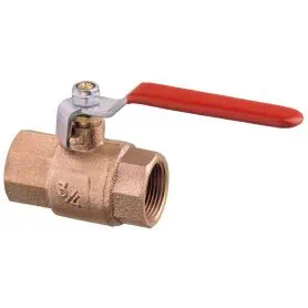 3/4" BRONZE BALL VALVE