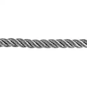 Gray 16-strand polyester braid - diameter Ã˜12