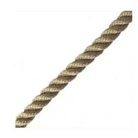 Gold braid with 16 polyester threads - diam.Ã˜24