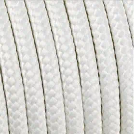 White braid, diameter Ã˜6 mm.