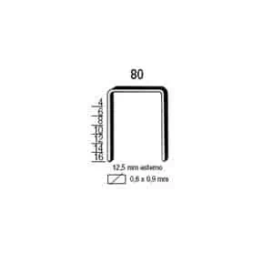 INOX 80-12 POINT 12 MM - IN 130 POINTS BAR