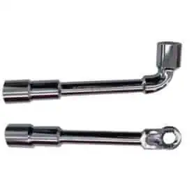 PIPE WRENCH KEY. SATIN FINISH EXTENDED. mm.10.