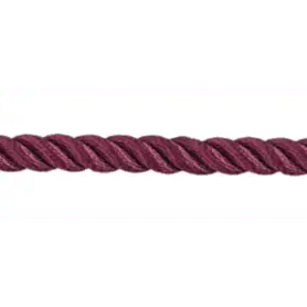 Braided burgundy fender rope diam.10