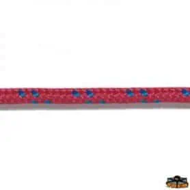 8 MM COLORED BRAID - RED BLUE