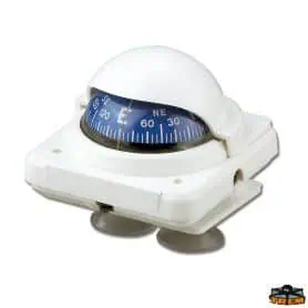 Compass with suction cup diameter 2 white color