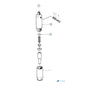 Volvo Penta 858906 adjustment washer.