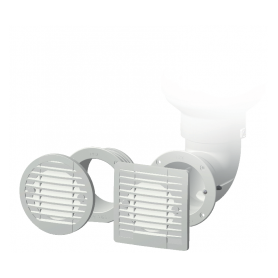 Anti-UV ABS air intake for ventilation pipes