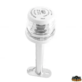 FANALE 12V SU ASTA BIANCO 360 20 CM.