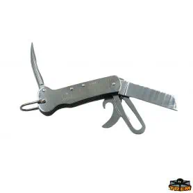 BOAT SAILING STAINLESS STEEL KNIFE - BLADE 65mm.