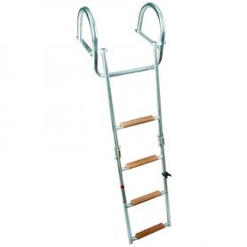 STAINLESS STEEL FOLDING LADDER 4 STEPS