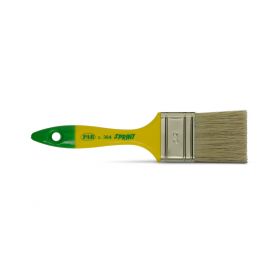 Blonde brush with plastic handle yellow/green 60