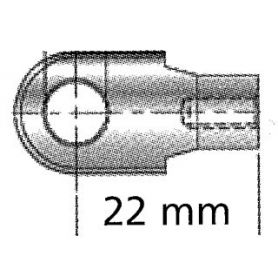 Uflex KSS02 Stainless Steel Gas Spring Eyelet End Fitting