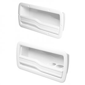 Storage pocket on right side wall - colour white