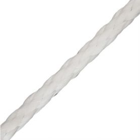 White floating braid d.6 mm