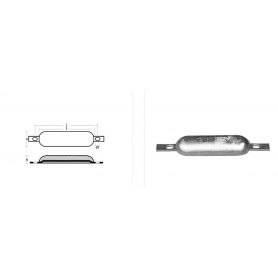 Anodo ovale ad inserto asolato c.f.250 KG.3