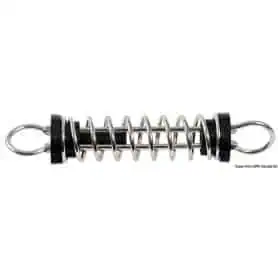 Polished stainless steel mooring spring