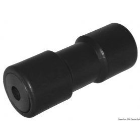 Central roller with steel core + plastic bushings