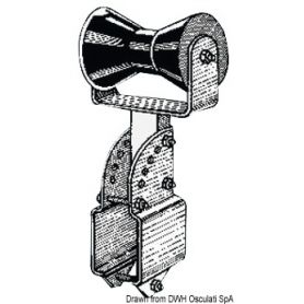 Central pulley holder