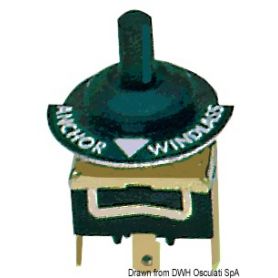 Winch switch kit for anchor winches