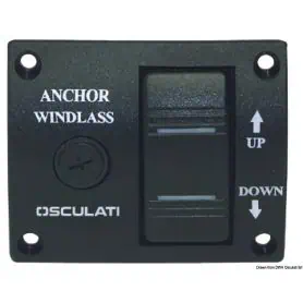 Control panel for hoist winches