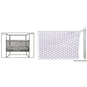 Nylon bunk bed safety net