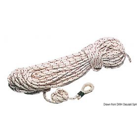 Polyester braided strands.