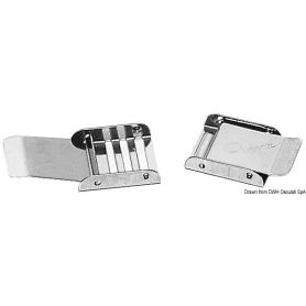Adjustable stainless steel buckle.