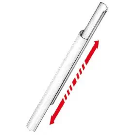 Profile covers shrouds and tensioners in anodized aluminum.