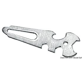 Attrezzo multiuso in acciaio inox AISI 316