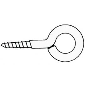 Stainless steel screw eye
