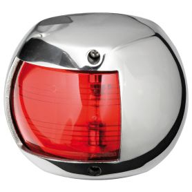 Compact 12 street lights in mirror-polished AISI 316 stainless steel.
