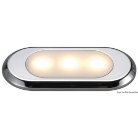 Luce di cortesia Oculus ultra piatta - frontale