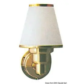 Fixed glow light halogen spotlight for bedside head