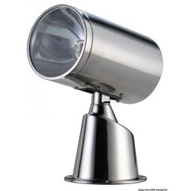 Electric lighthouse Classic in stainless steel.